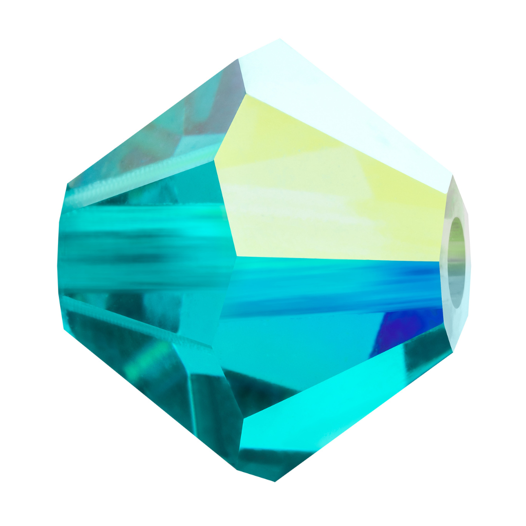 Rombo 4mm Blue Zircon AB -144 UNIDADES-