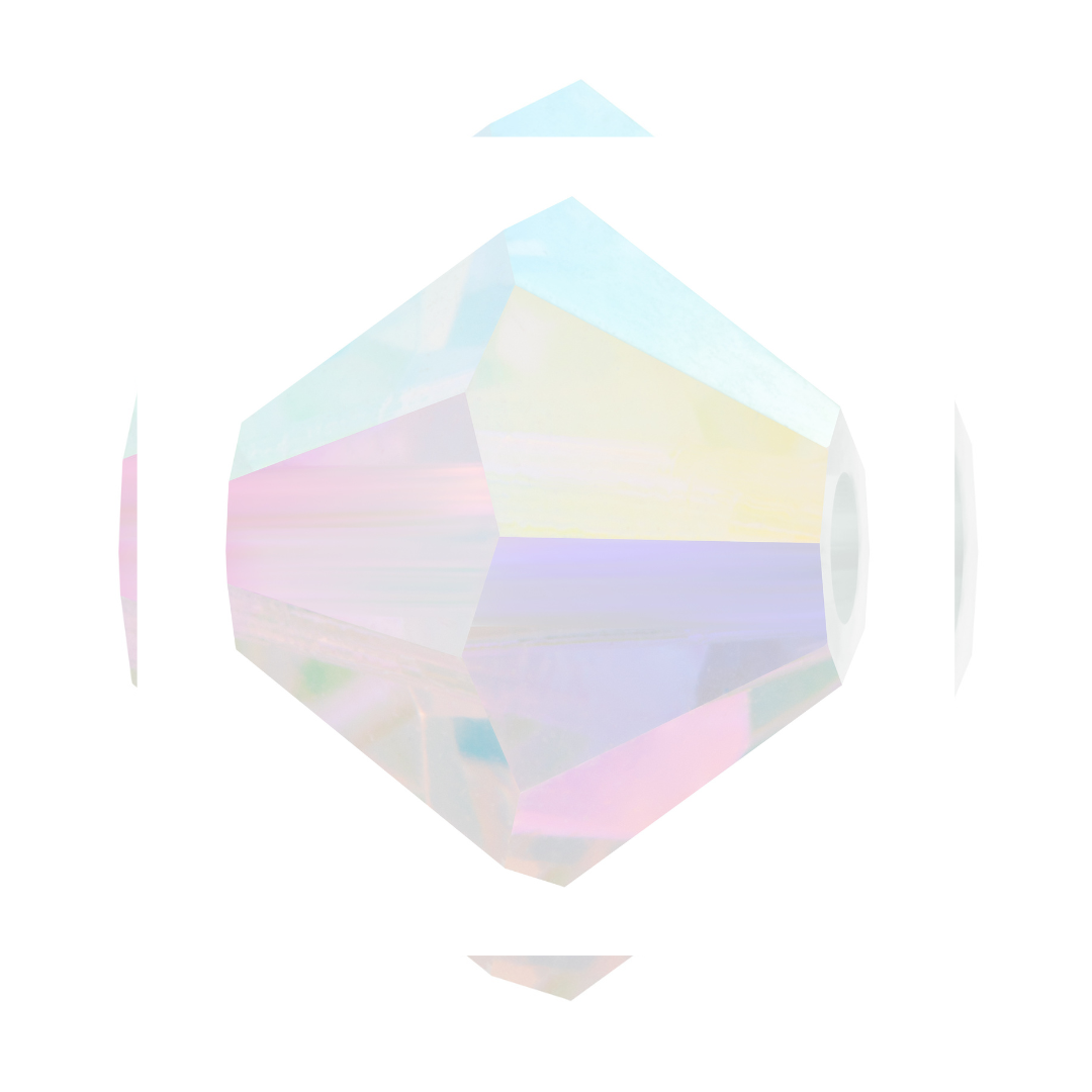 Rombo 5mm Cristal AB 2x -72 UNIDADES-