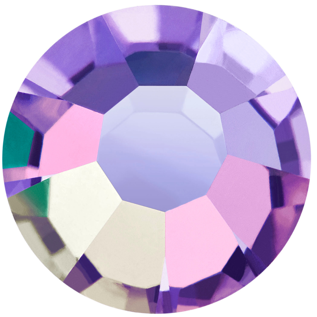 Rose viva 12 ss20 Crystal Vitrail Light HF -144 UNIDADES-